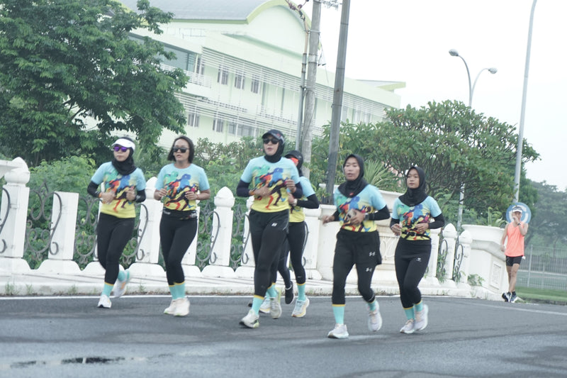 ‘Satu, Dua, Tiga, Genjot’ Jadi Yel-Yel Penyemangat Navy Women’s Run Club