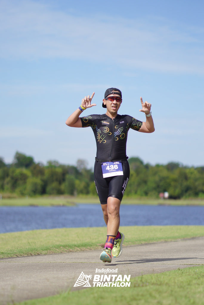 Bintan Triathlon 2025 Menjadi Finish Triathlon yang ke 79 Chaidir Akbar