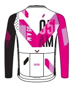 05 AM GENV 2024 UNISEX LONG SLEEVE CYCLING JERSEY WHITE