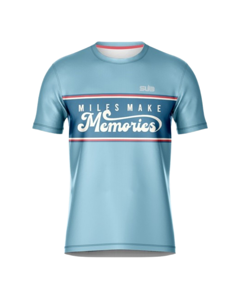 CADENCE MEN SHORT SLEEVE RUNNING JERSEY BLUE