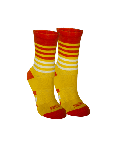 Playful Unisex Regular Socks Orange