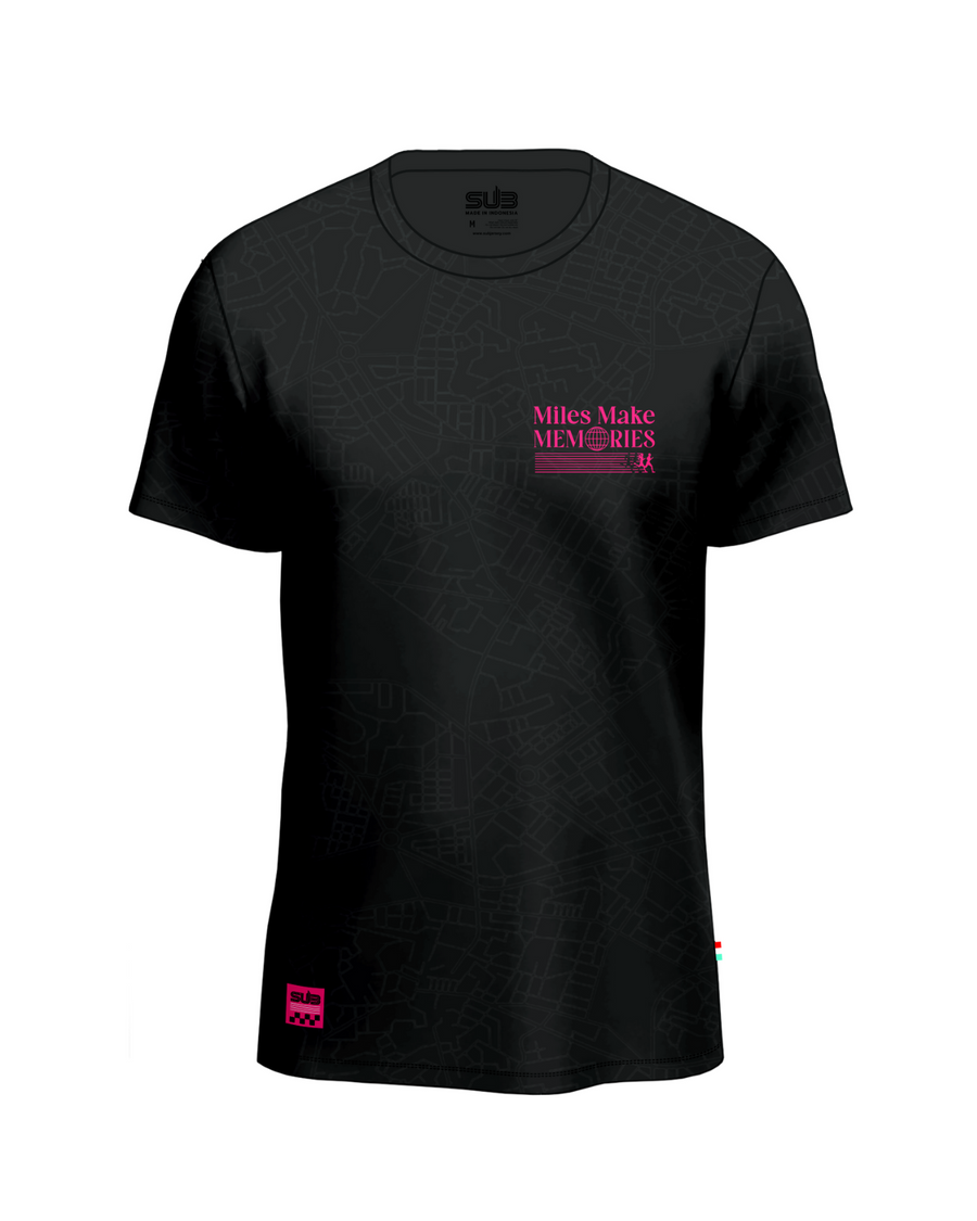 CLASSIC GALLOWAY MEN SHORT SLEEVE RUNNING JERSEY BLACK