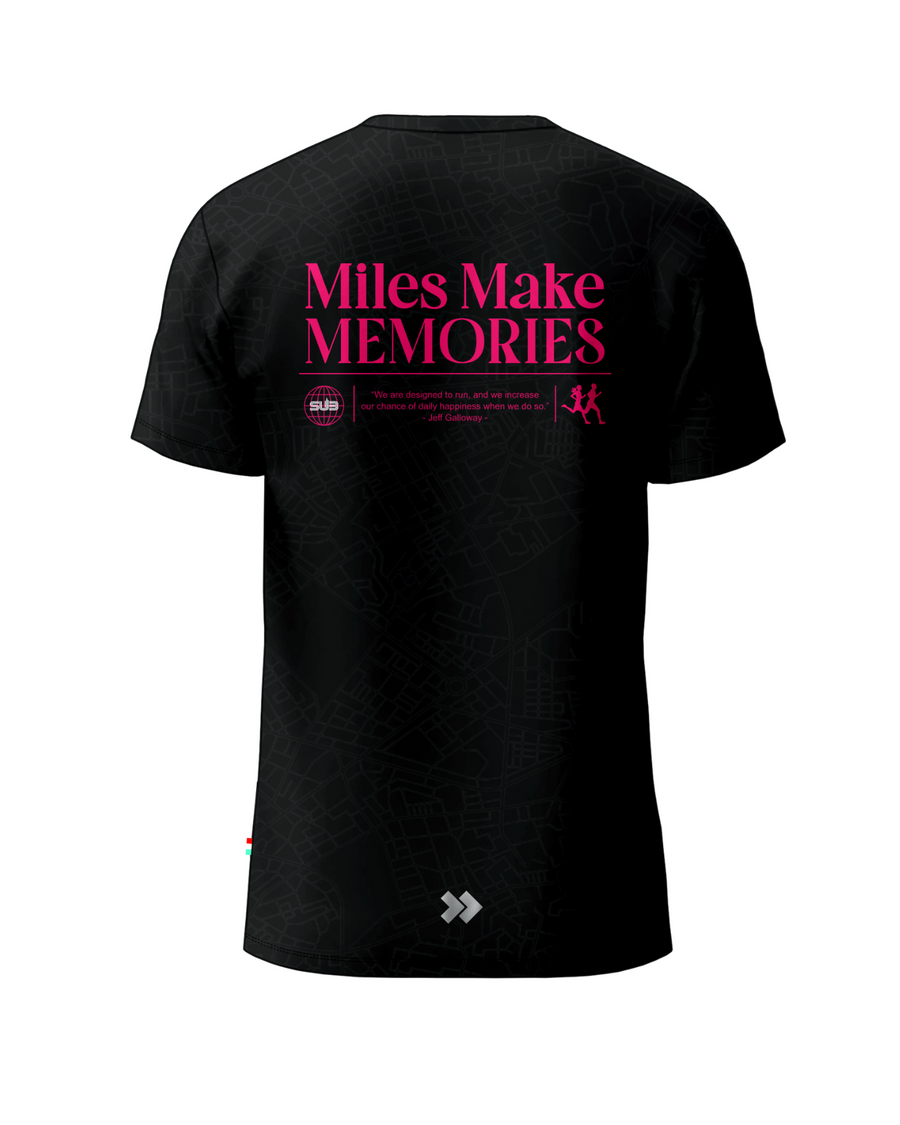CLASSIC GALLOWAY MEN SHORT SLEEVE RUNNING JERSEY BLACK