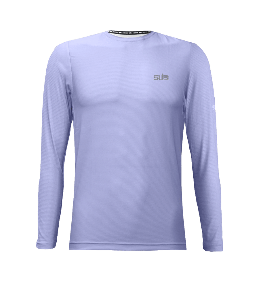 SUB Basic Women Long Sleeve Running Jersey Blush Purple