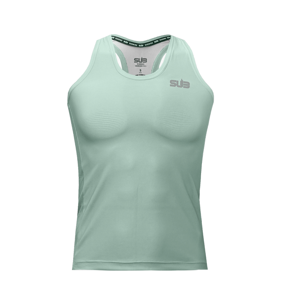 SUB Basic Women Tank Running Jersey Light Green