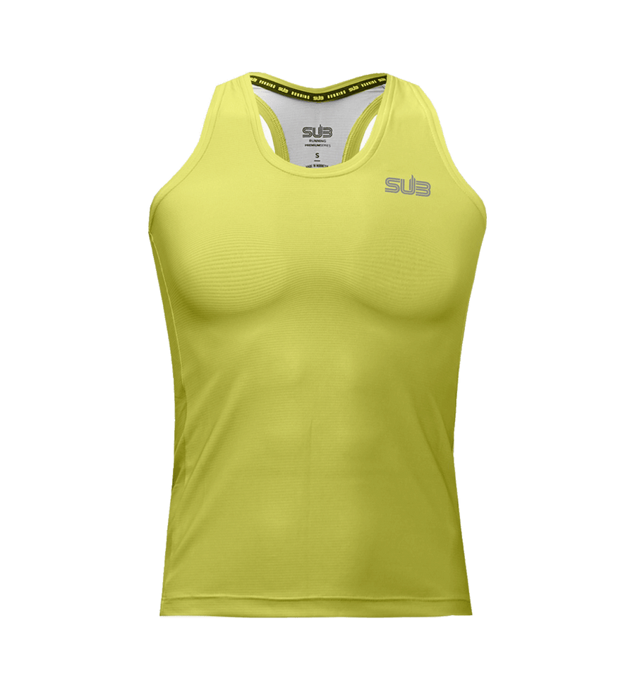 SUB Basic Women Tank Running Jersey Yellow