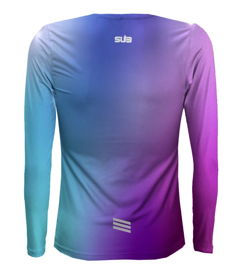 PRIZMO WOMEN LONG SLEEVE RUNNING JERSEY VIOLET DUSK