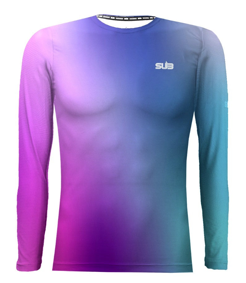 PRIZMO WOMEN LONG SLEEVE RUNNING JERSEY VIOLET DUSK