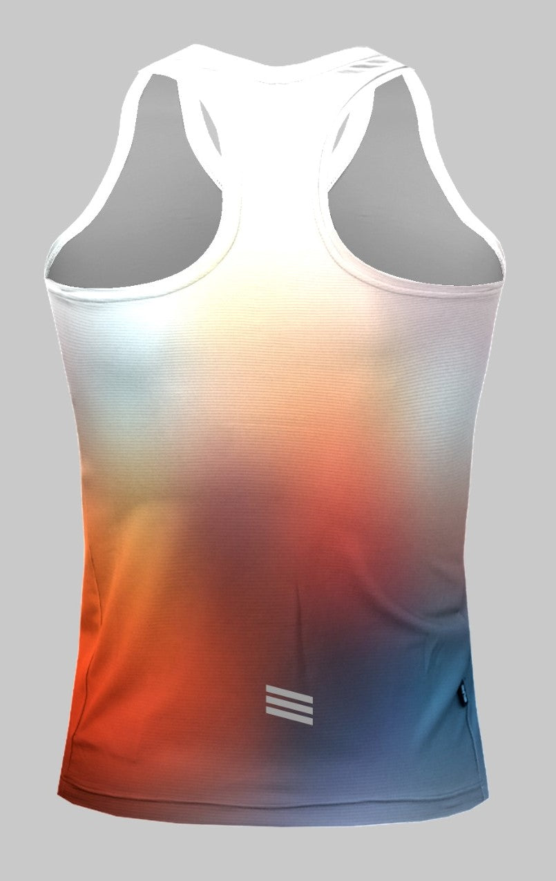 PRIZMO WOMEN TANK RUNNING JERSEY DUSKY ORANGE