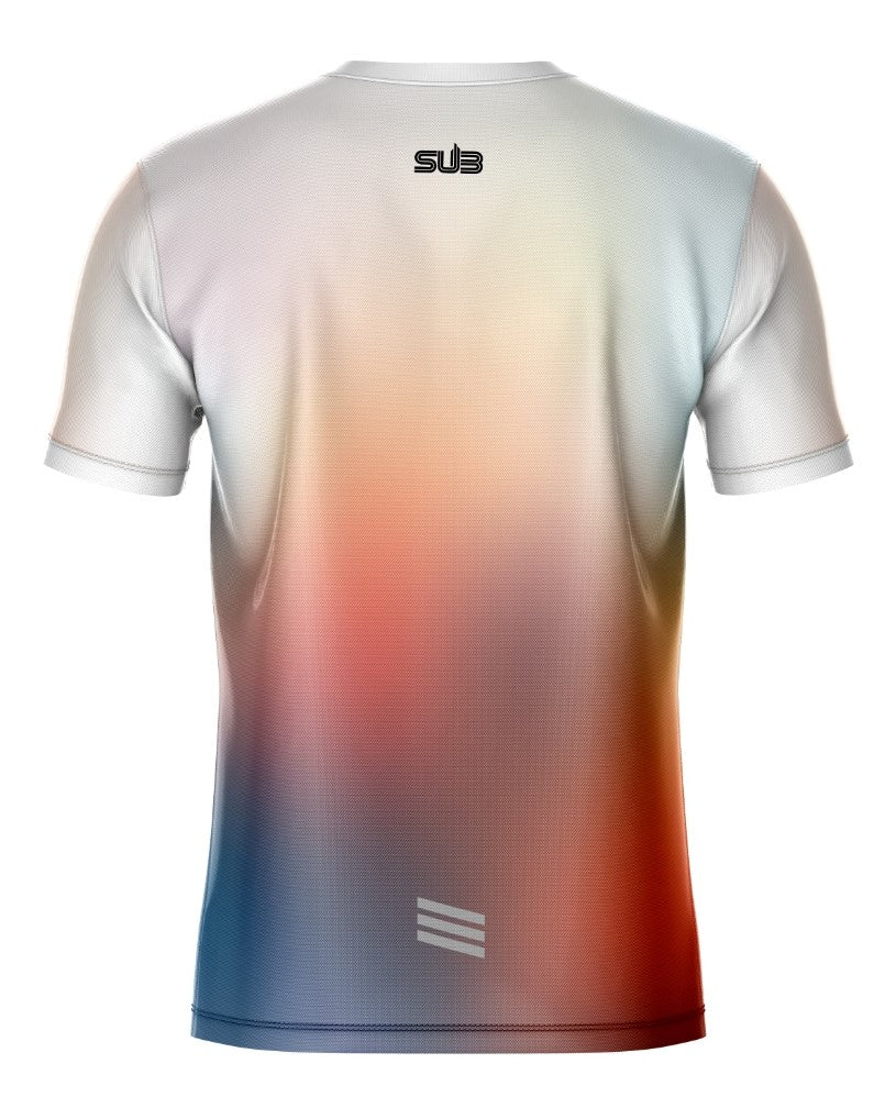 PRIZMO MEN SHORT SLEEVE RUNNING JERSEY DUSKY ORANGE
