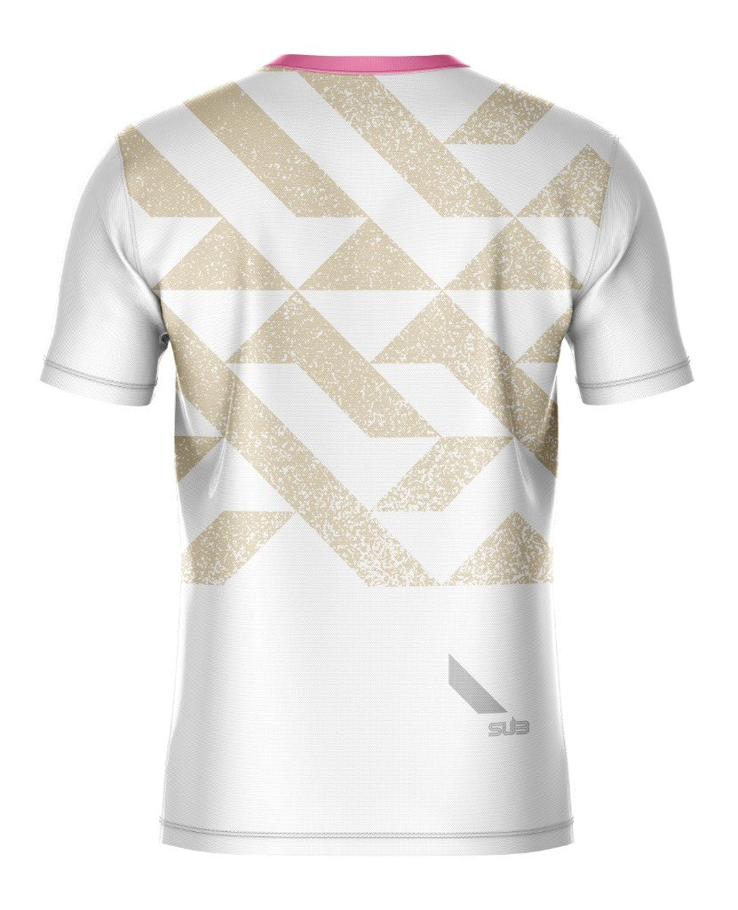 PULSE UNISEX SHORT SLEEVE RUNNING JERSEY WHITE