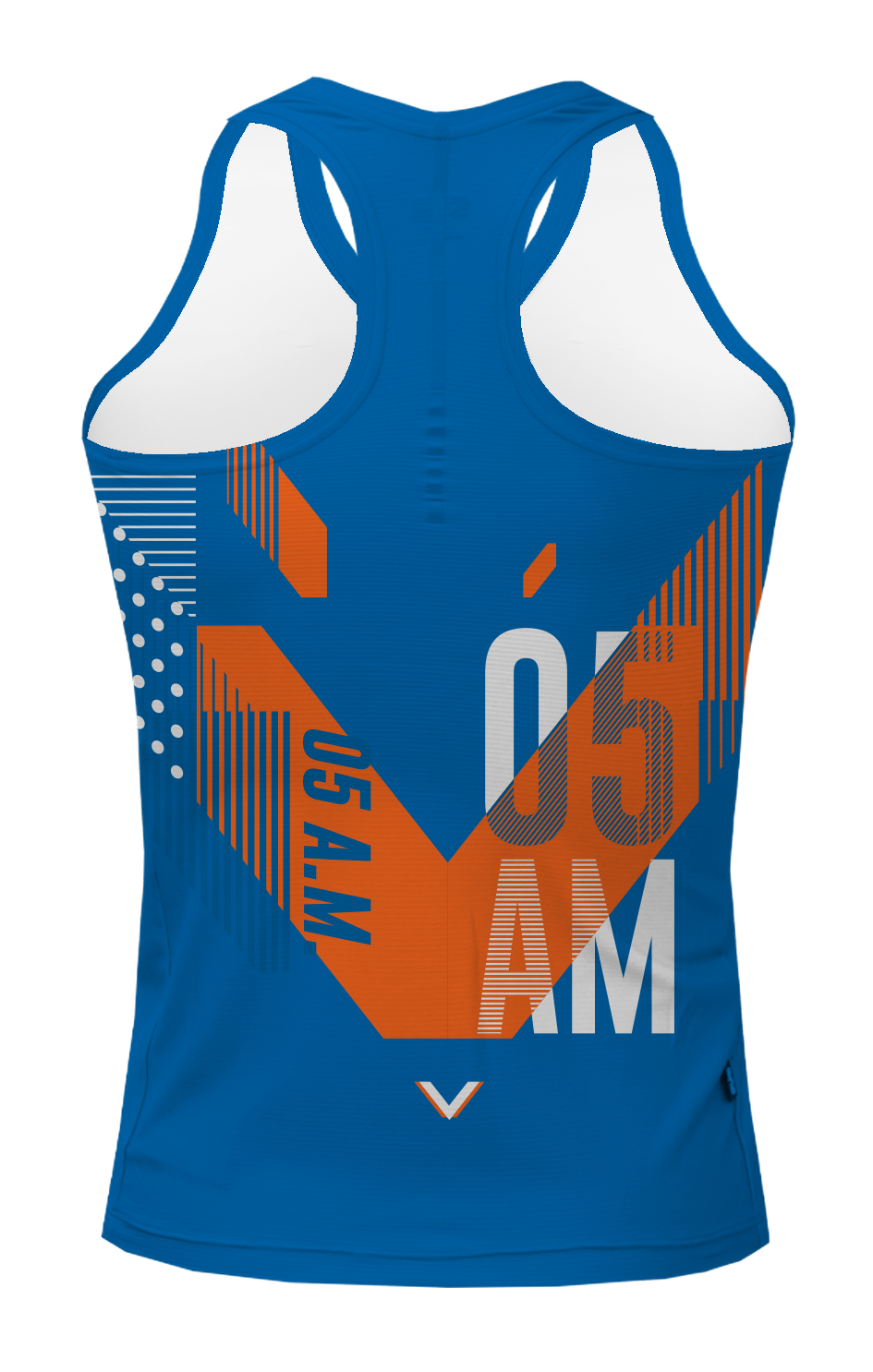 05 AM GENV WOMEN TANK RUNNING JERSEY BLUE