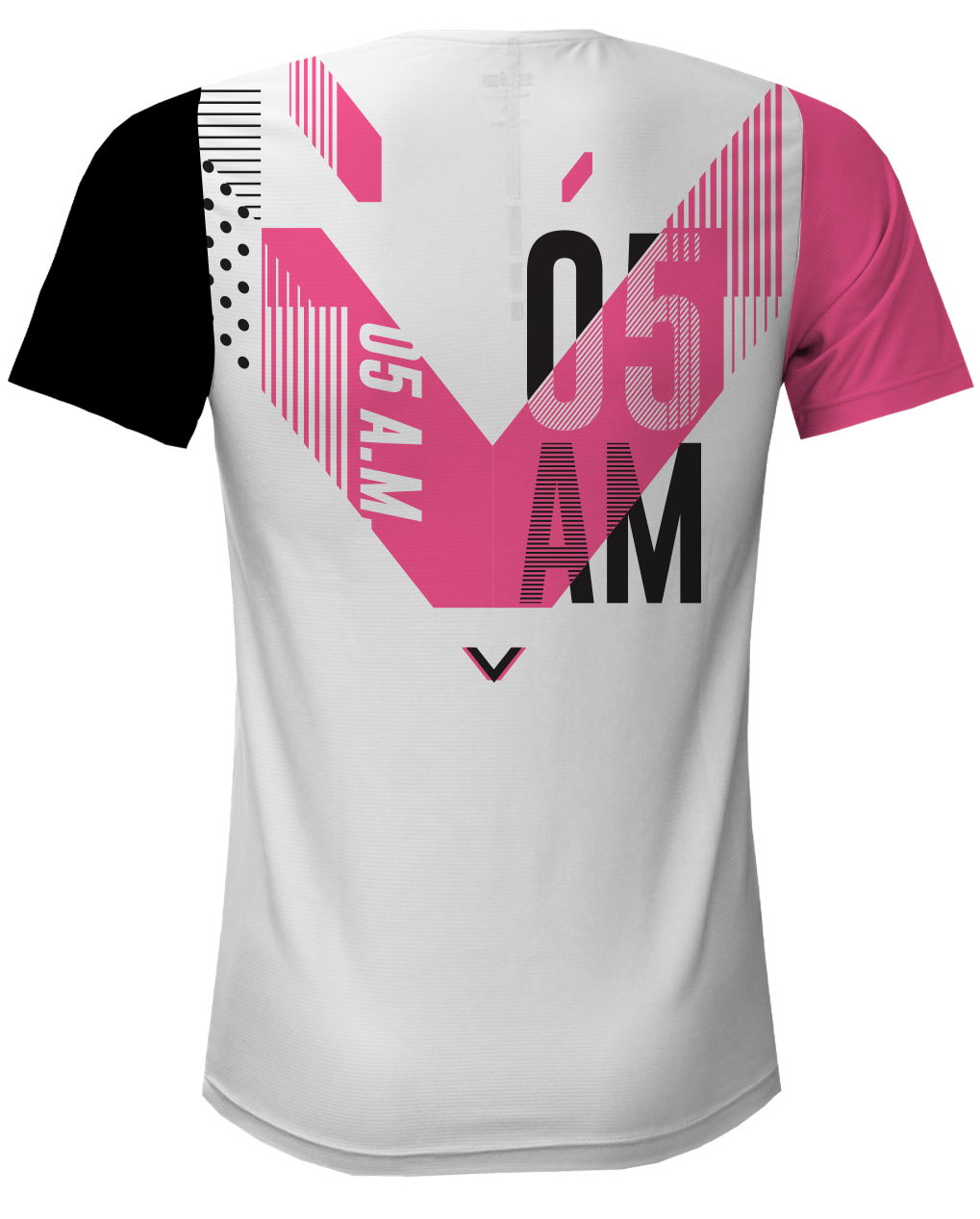 05 AM GENV MEN SHORT SLEEVE RUNNING JERSEY WHITE