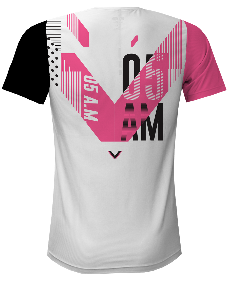 05 AM GENV MEN SHORT SLEEVE RUNNING JERSEY WHITE