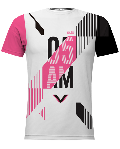 05 AM GENV MEN SHORT SLEEVE RUNNING JERSEY WHITE – Subjersey