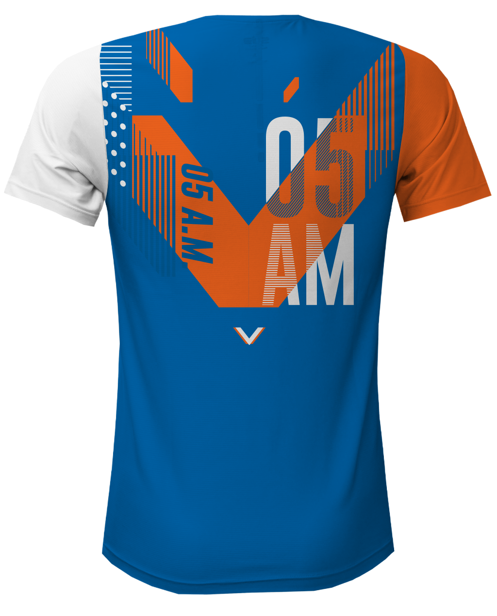 05 AM GENV MEN SHORT SLEEVE RUNNING JERSEY BLUE