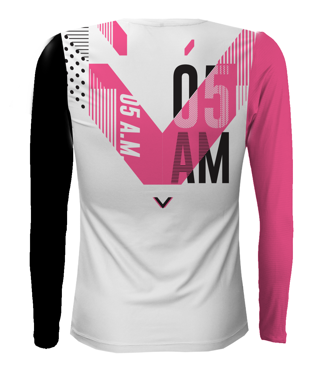 05 AM GENV WOMEN LONG SLEEVE RUNNING JERSEY WHITE