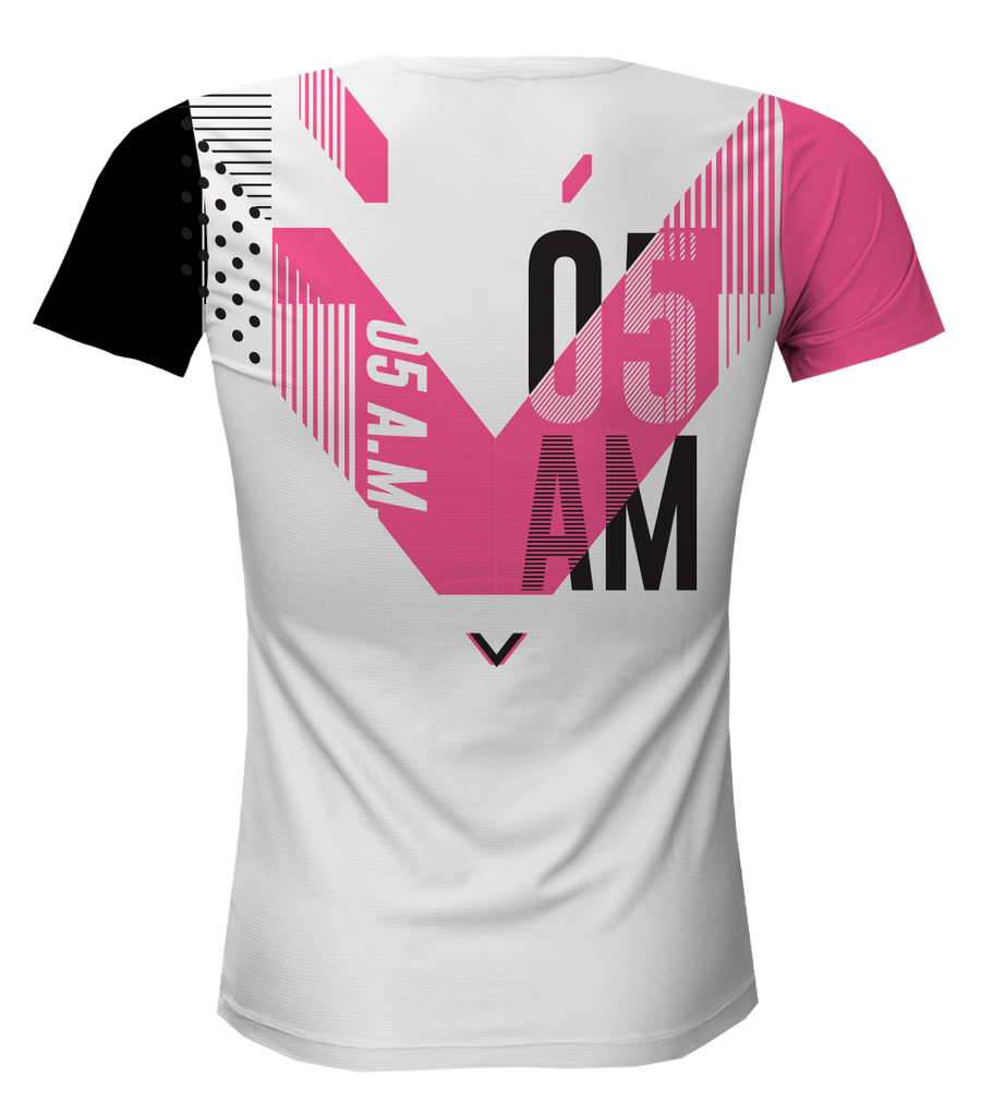 05 AM GENV WOMEN SHORT SLEEVE RUNNING JERSEY WHITE