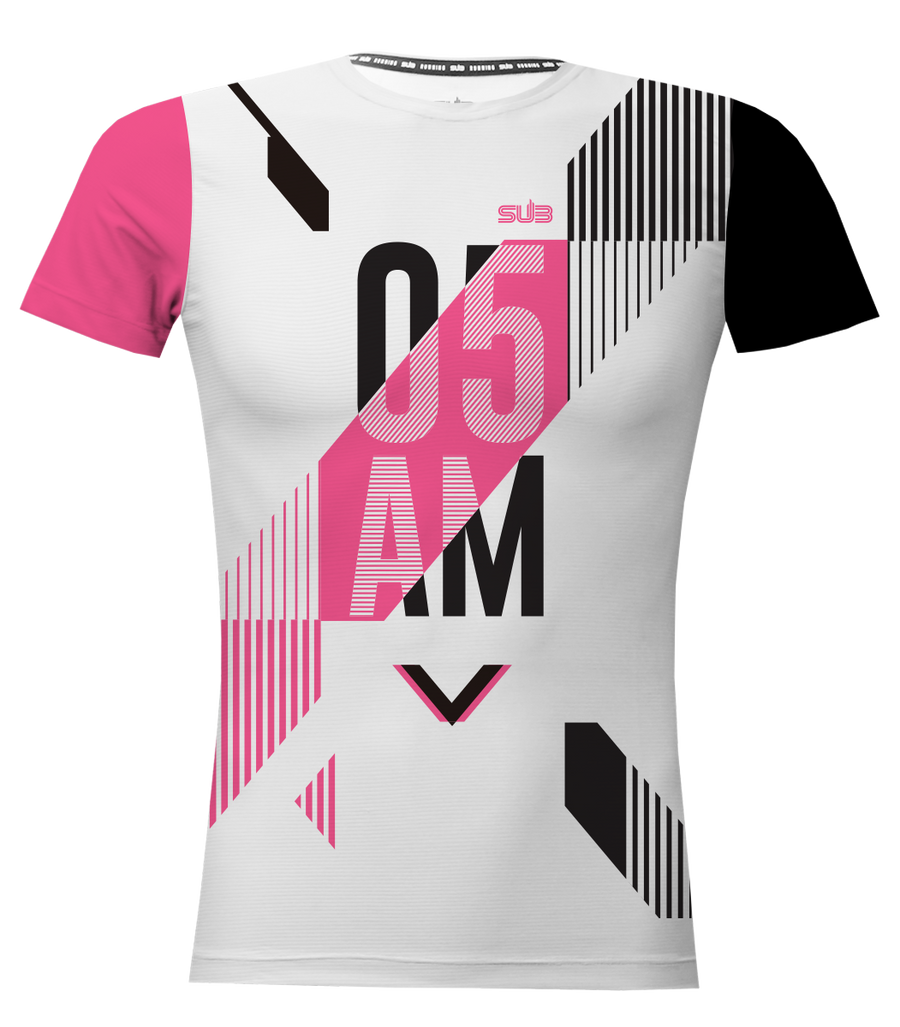 05 AM GENV WOMEN SHORT SLEEVE RUNNING JERSEY WHITE