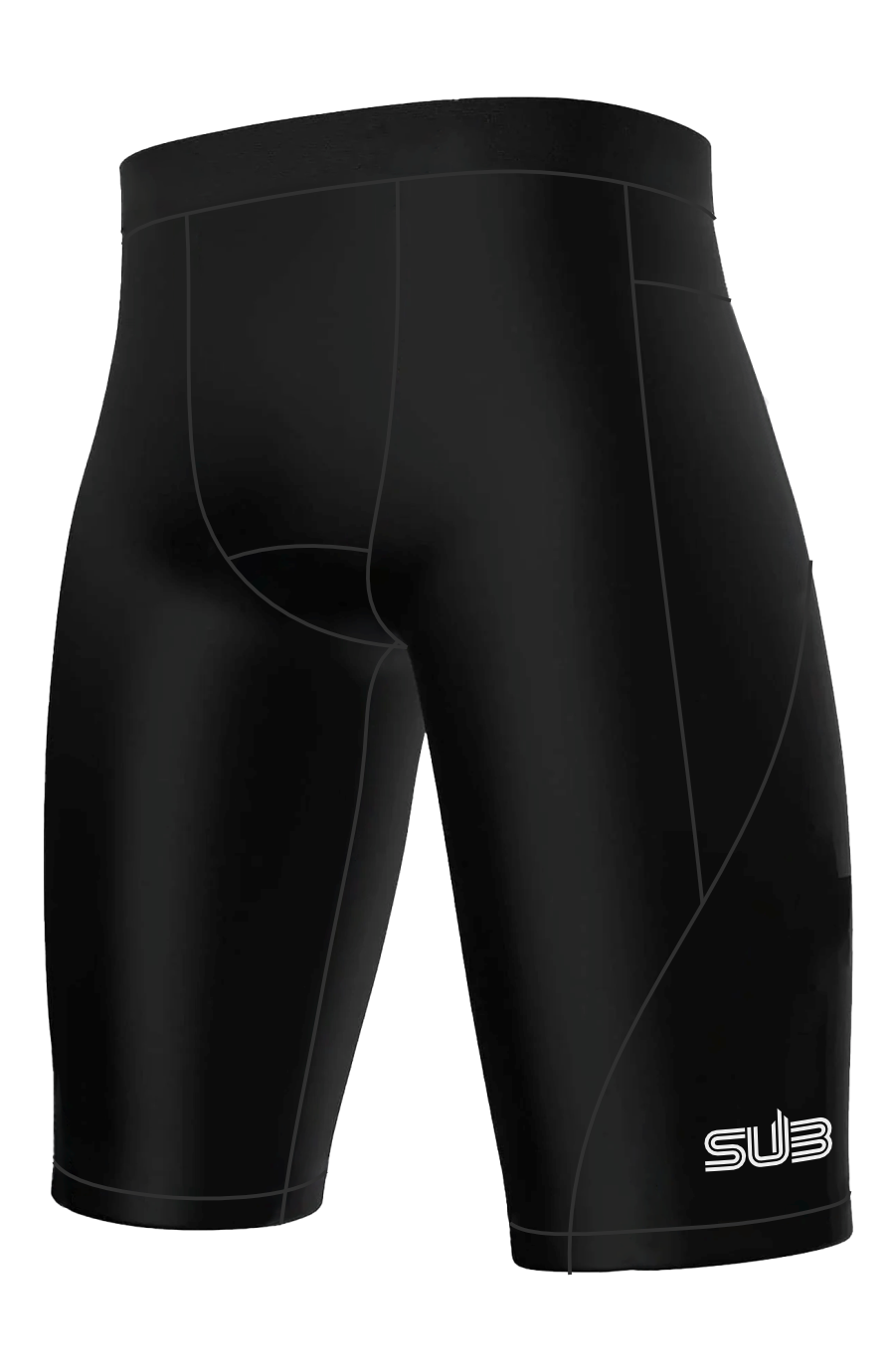 SHELTER COMPRESSION MEN SHORT PANTS BLACK