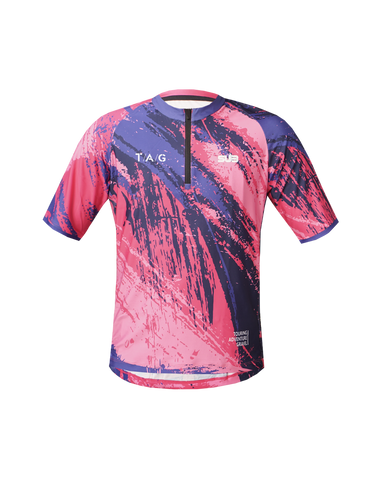 Gravel T/A/G Camo Short Sleeves Pink