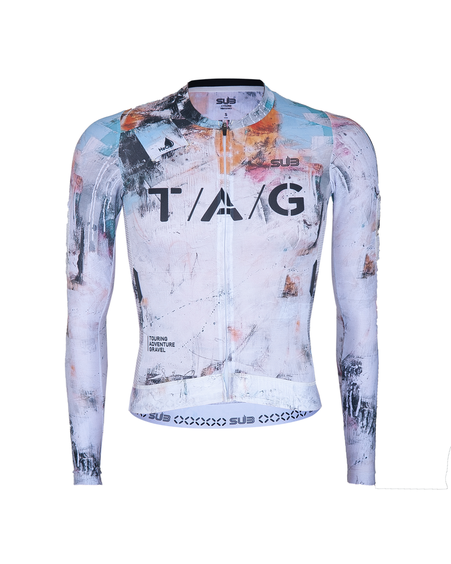 TAG Hydra Unisex Long Sleeve Cycling Jersey Cream