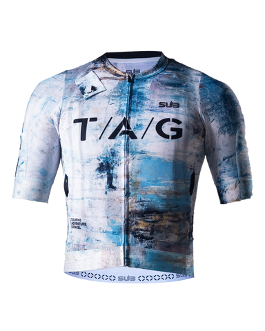 TAG Hydra Unisex Short Sleeve Cycling Jersey Blue