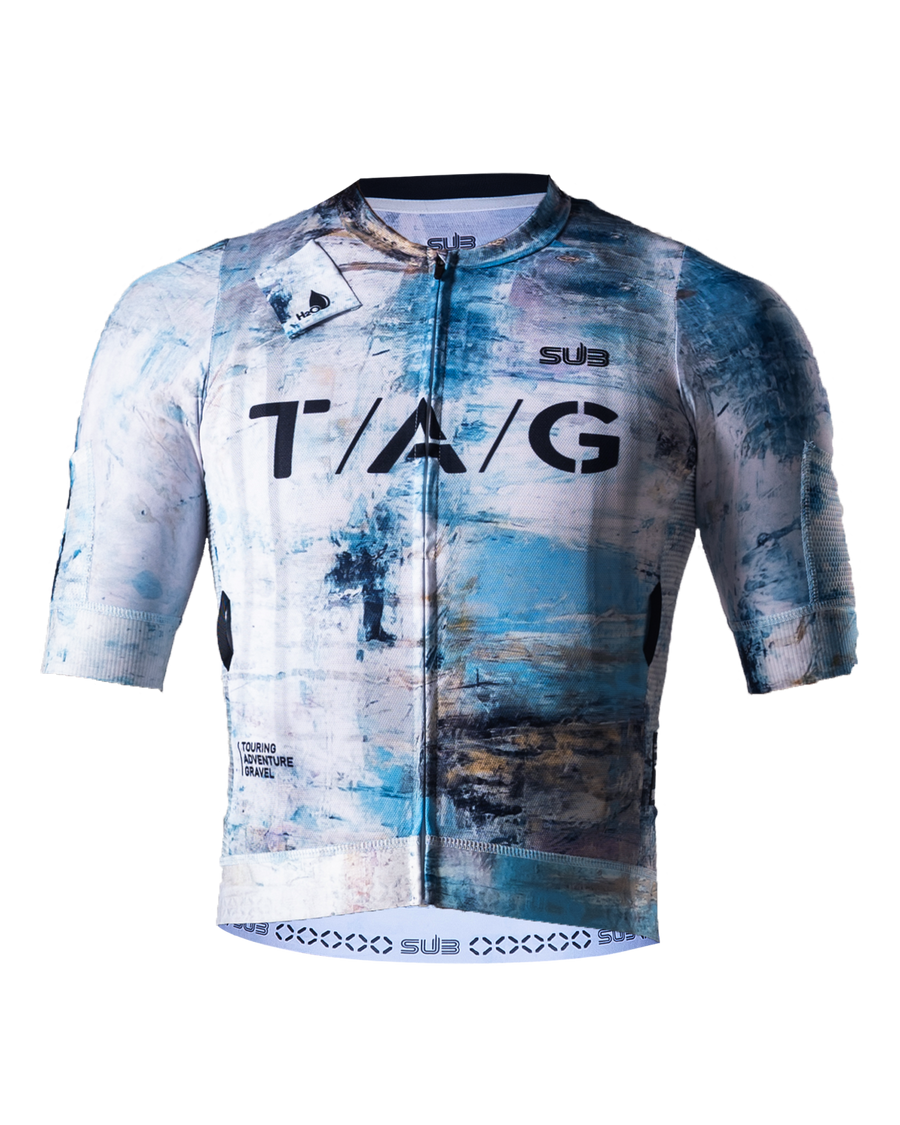 TAG Hydra Unisex Short Sleeve Cycling Jersey Blue