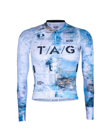 TAG Hydra Unisex Long Sleeve Cycling Jersey Blue