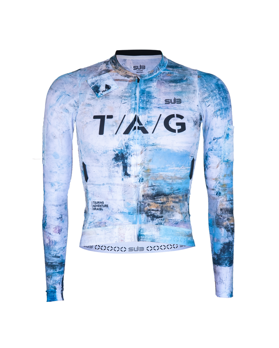 TAG Hydra Unisex Long Sleeve Cycling Jersey Blue