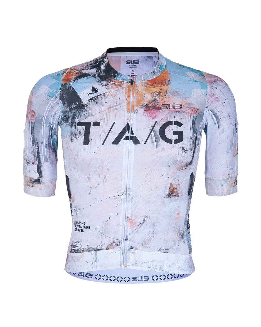 TAG Hydra Unisex Short Sleeve Cycling Jersey Cream