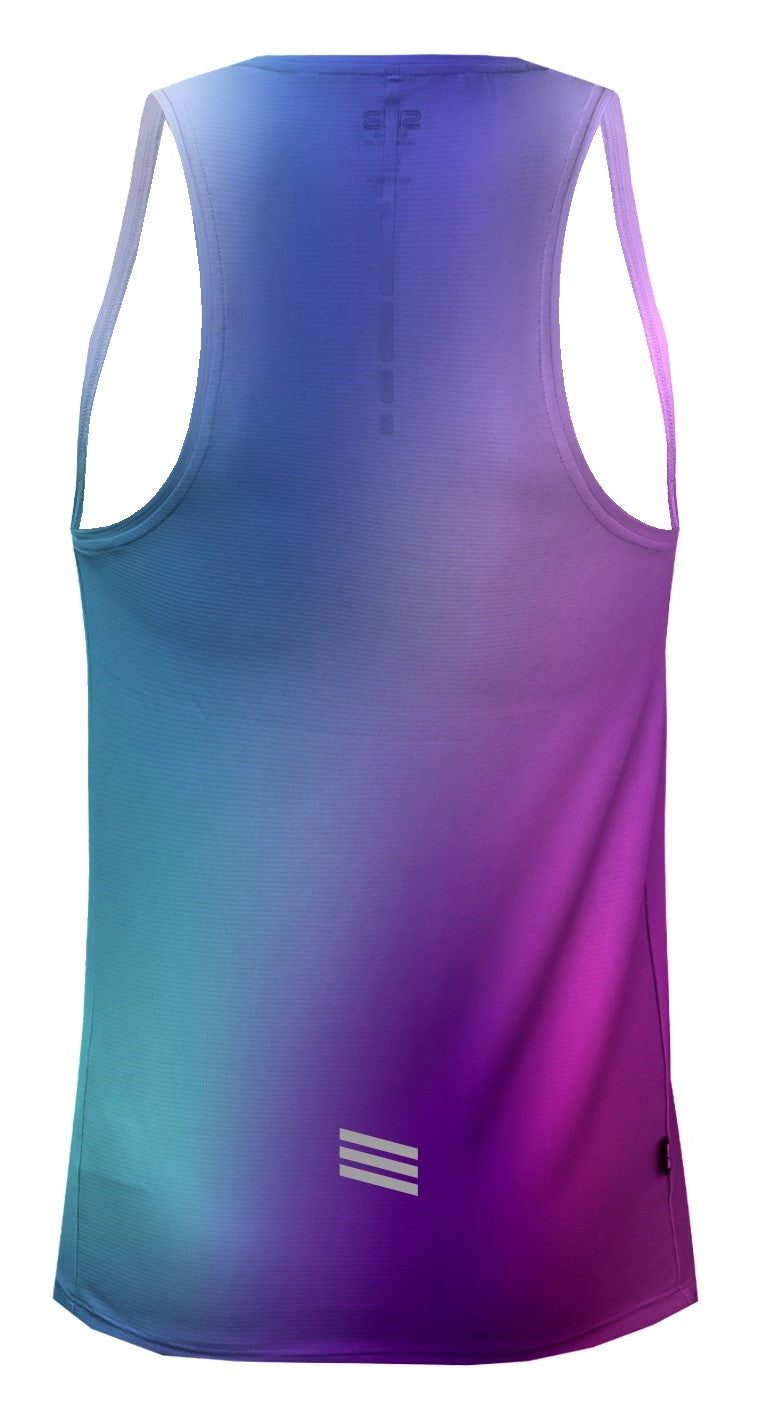 PRIZMO MEN TANK RUNNING JERSEY VIOLET DUSK