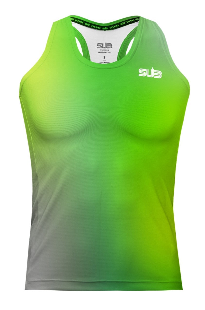 PRIZMO WOMEN TANK RUNNING JERSEY GOLDEN LIME