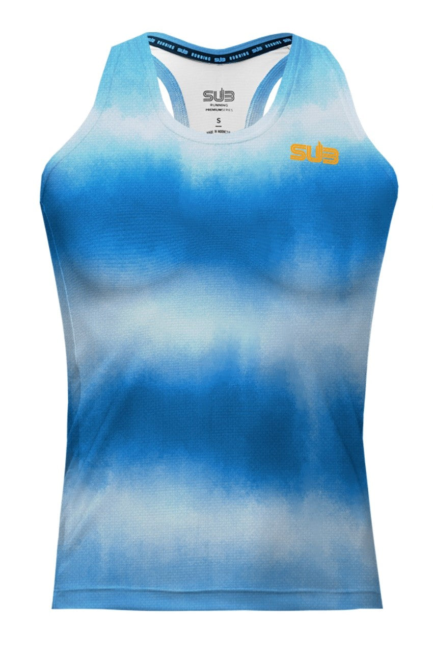 RHYTHM WOMEN TANK RUNNING JERSEY BLUE