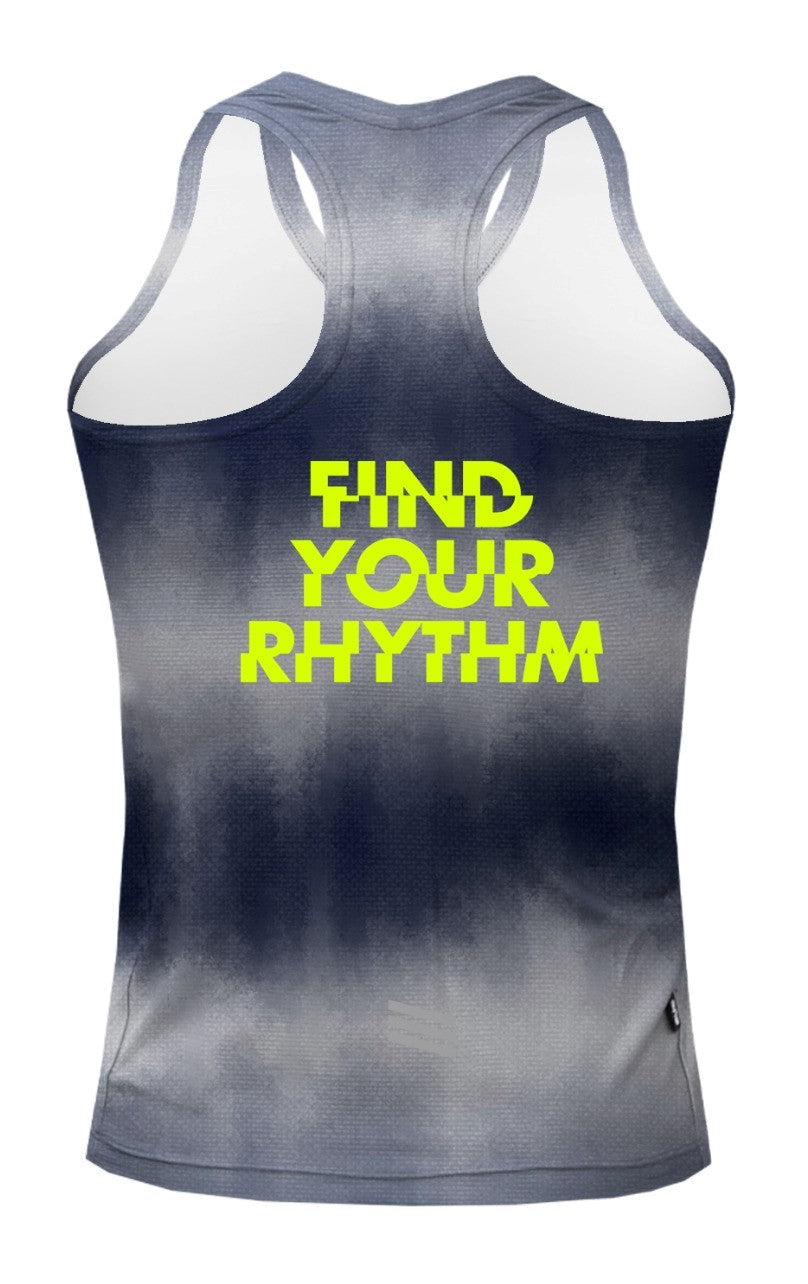 RHYTHM WOMEN TANK RUNNING JERSEY GRAY