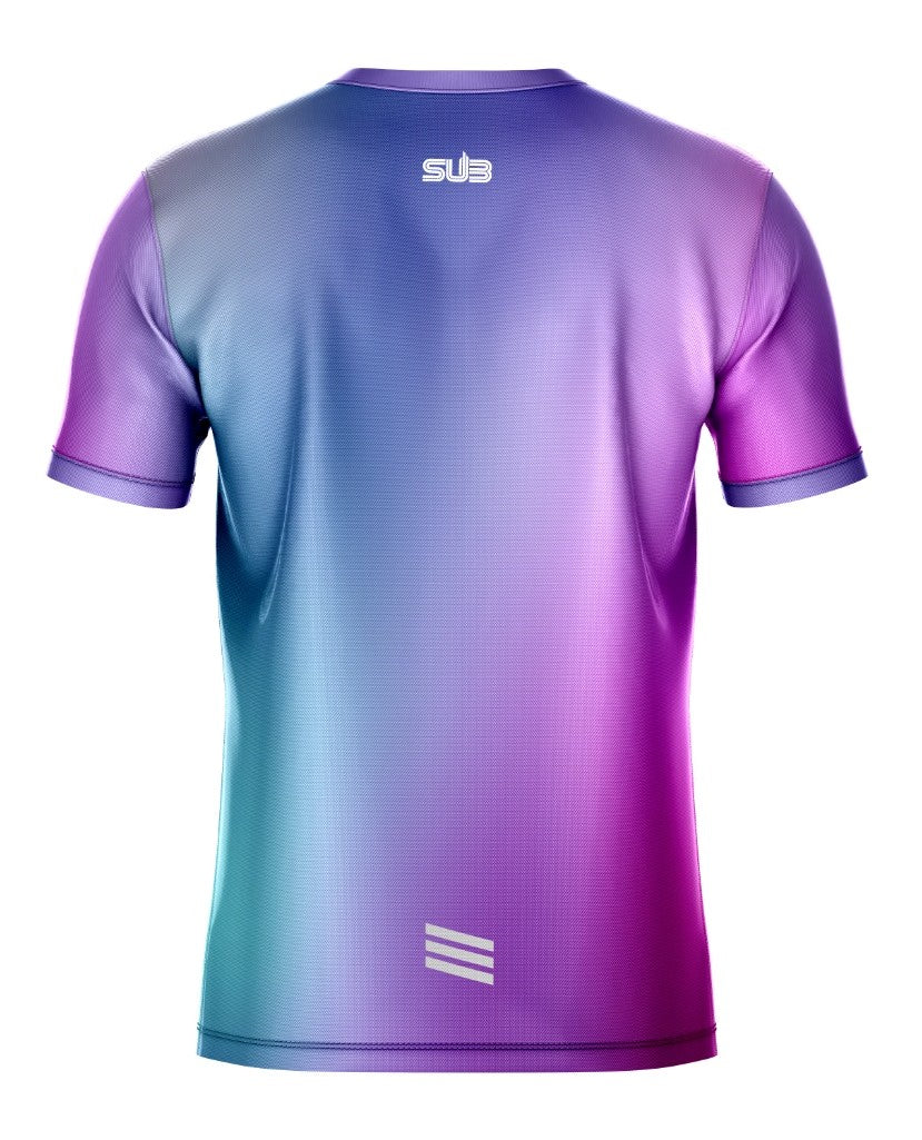 PRIZMO MEN SHORT SLEEVE RUNNING JERSEY VIOLET DUSK