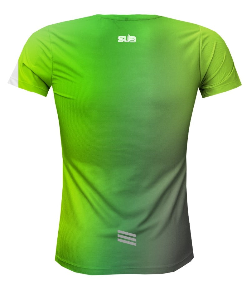 PRIZMO WOMEN SHORT SLEEVE RUNNING JERSEY GOLDEN LIME