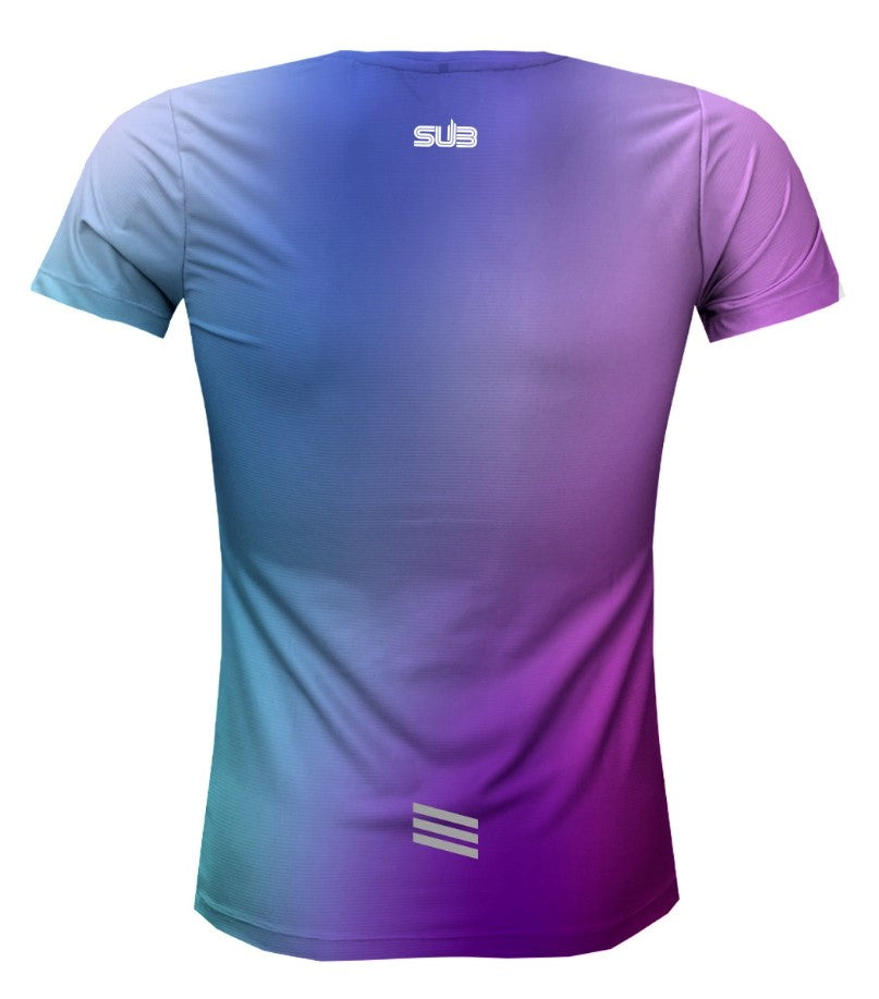 PRIZMO WOMEN SHORT SLEEVE RUNNING JERSEY VIOLET DUSK