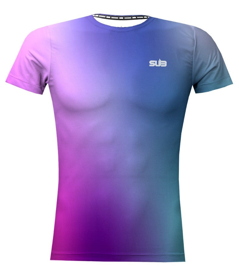 PRIZMO WOMEN SHORT SLEEVE RUNNING JERSEY VIOLET DUSK