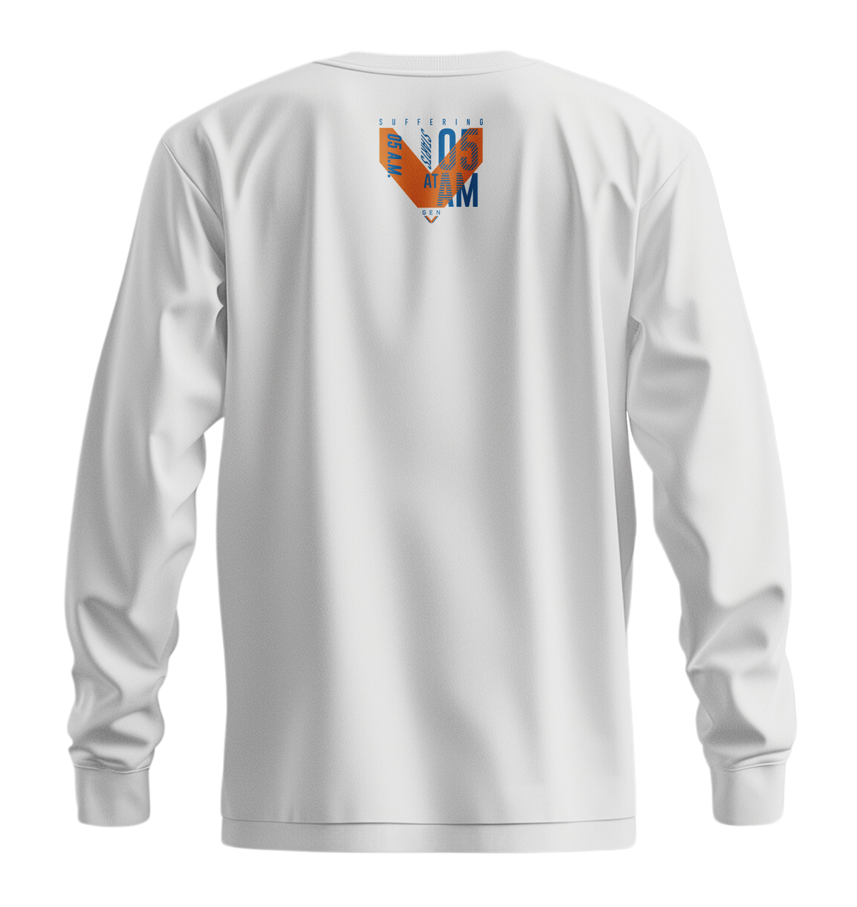 T-SHIRT 05 AM GEN V UNISEX LONG SLEEVE T-SHIRT WHITE