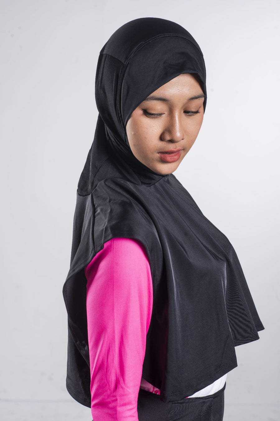 SUB SPORTY WOMEN VEST HIJAB BLACK