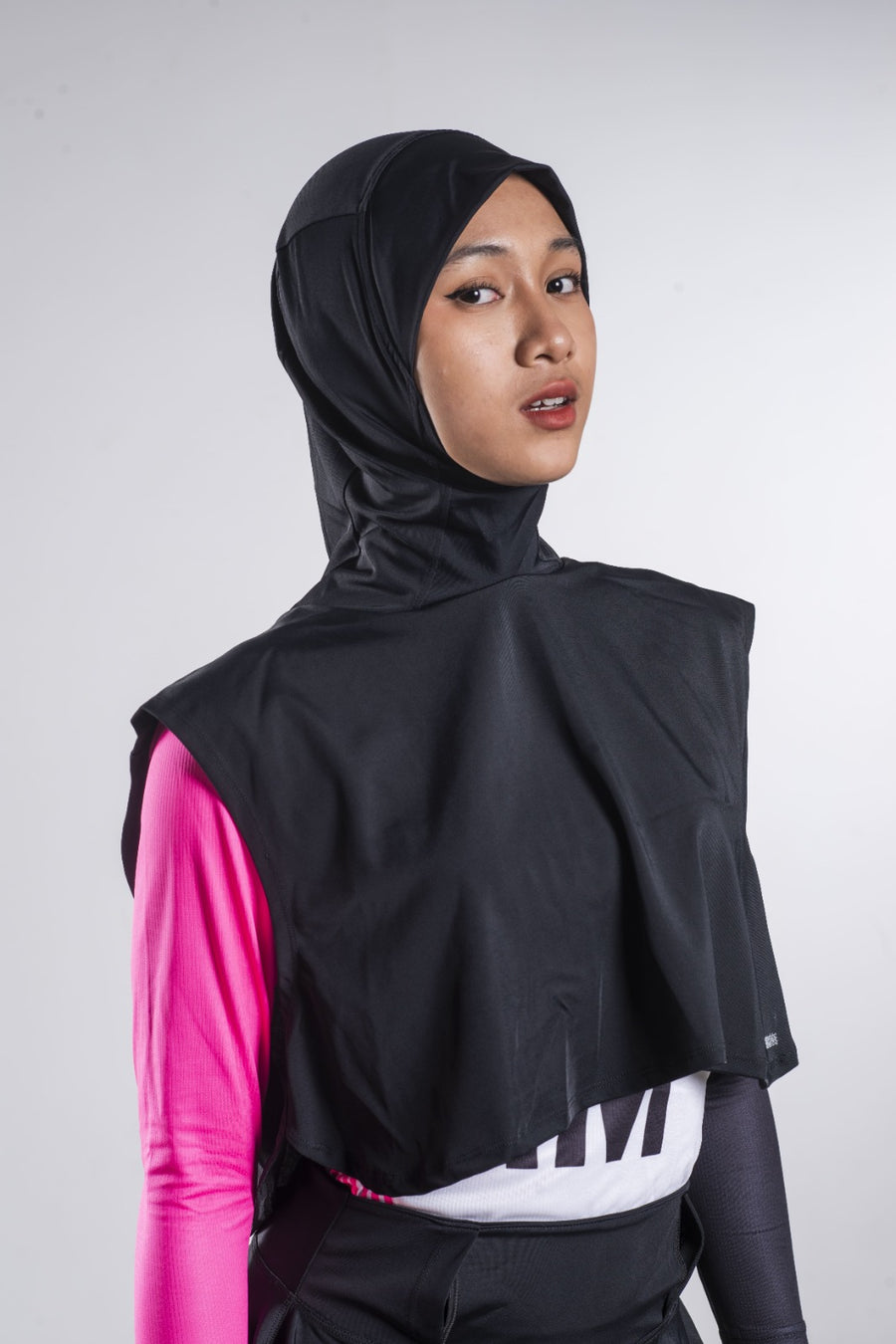 SUB SPORTY WOMEN VEST HIJAB BLACK