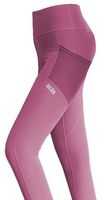 SUB 2024 WOMEN LONG LEGGINGS PINK