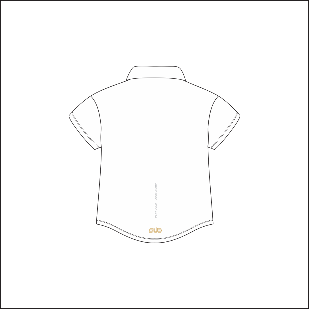 ESSENTIAL SUB WOMEN SHORT SLEEVE PADEL SHIRT WHITE