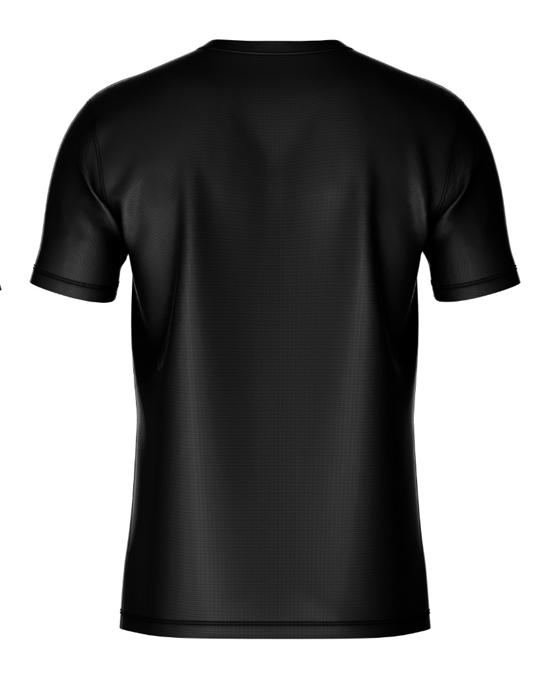 SUB Basic Men Short Sleeve Running Jersey Black