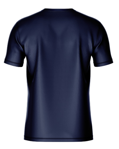 SUB Basic Men Short Sleeve Running Jersey Navy Blue