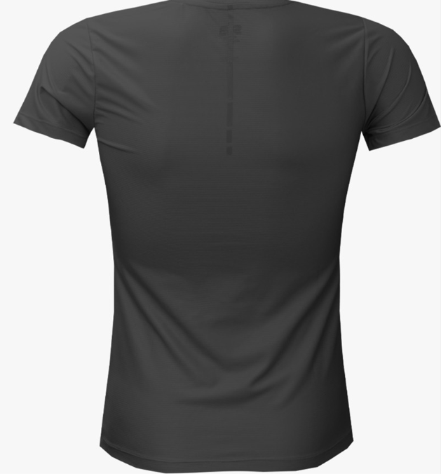 SUB Basic Women Short Sleeve Running Jersey Black