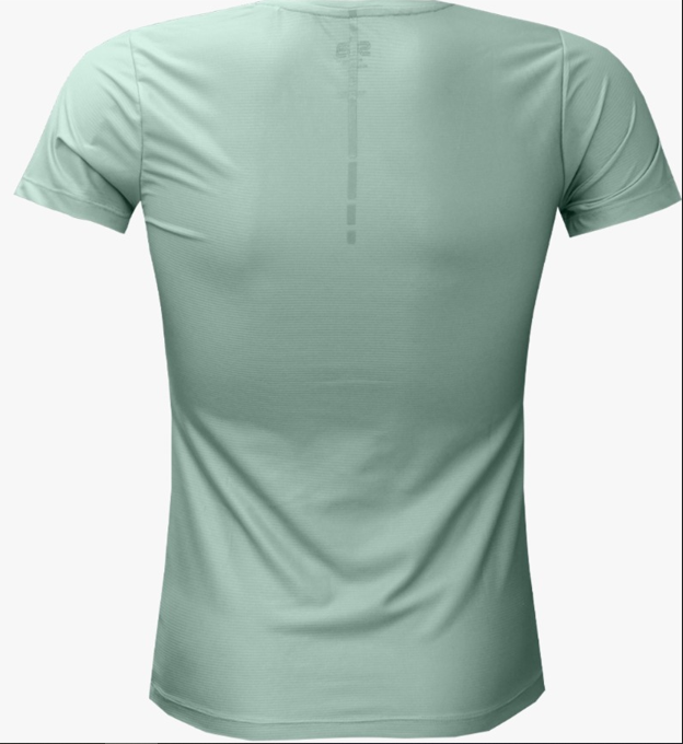 SUB Basic Women Short Sleeve Running Jersey Light Green