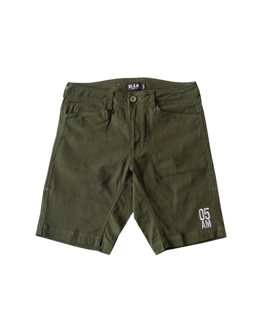 Commuter Short Pants Man Army Green + Free T-Shirt Merchandise Ijen Kom 2023 Coffee