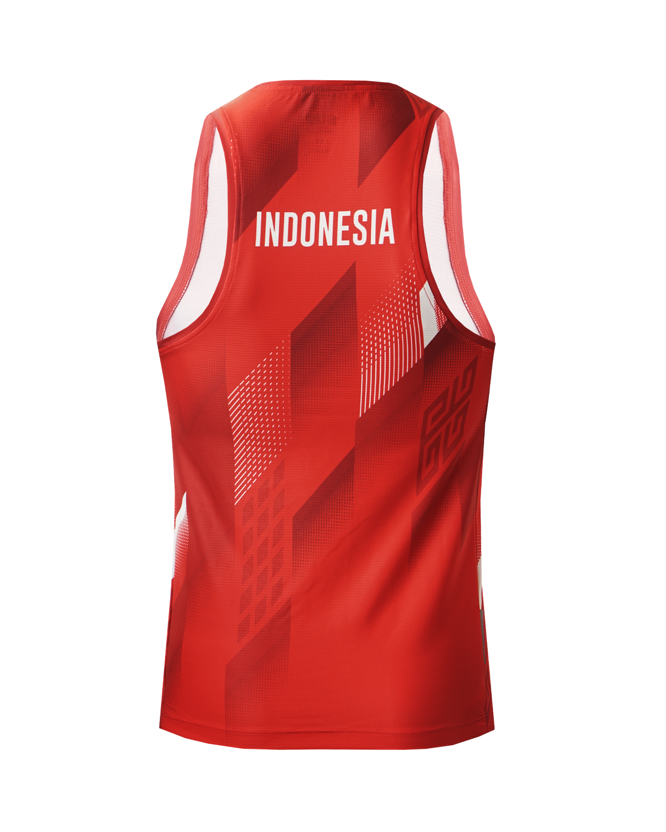 Running Tank Indonesia Man Red Sleeveless1